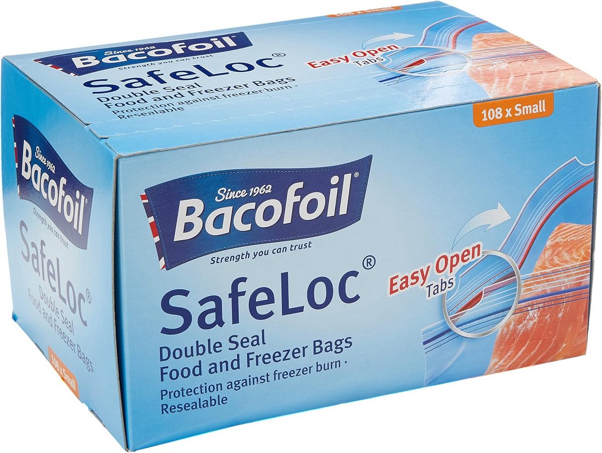 Ziploc Voedselbewarende Zakjes, 108 Stuks