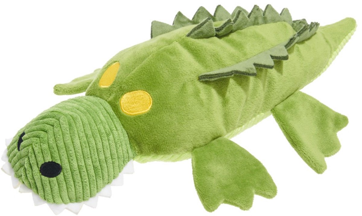 Bark karri krokodil pluche groen 32x15x6 cm tot 20 kg