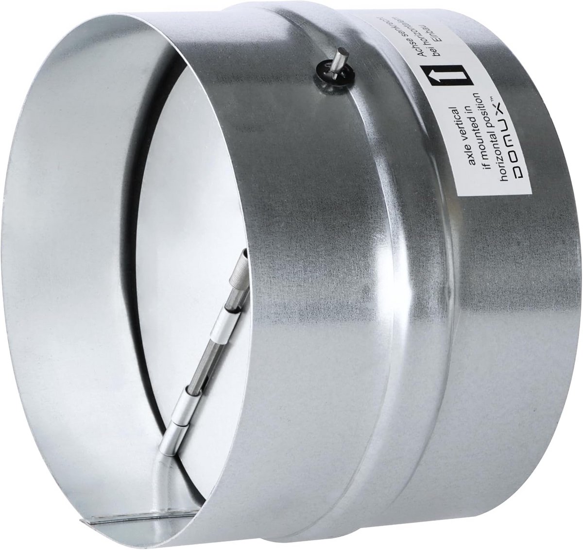 Gegalvaniseerde 150 mm Terugslagklep voor Stille Ventilatieverbinding