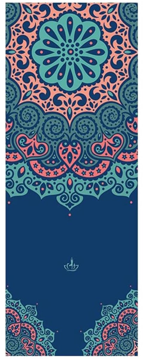 IMPERATORIS® Fitness Mat - Anti-slip Sportmat - Voor Pilates en Fitness - Extra Dik - 185 x 65 cm - Blauw