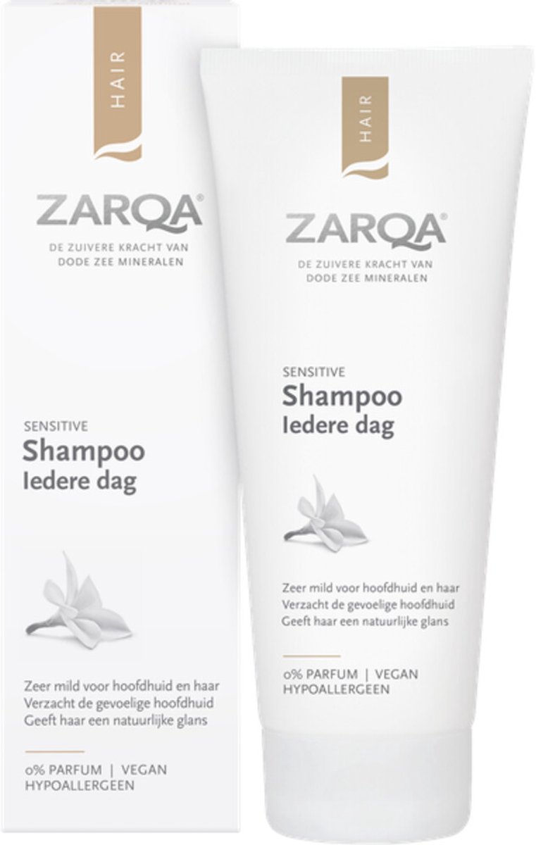 Zarqa Shampoo Sensitive Iedere Dag - 6 x 200 ml - Voordeelverpakking