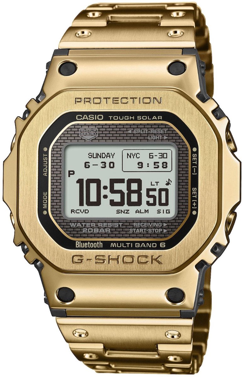 Casio - GMW-BZ5000GD-9ER - Polshorloge - Heren - Solar - radiogestuurd - G-Shock