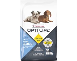 Opti Life Adult Light Mini Kibble voor Overgewichtige Honden - Kleine Rassen - 7.5kg