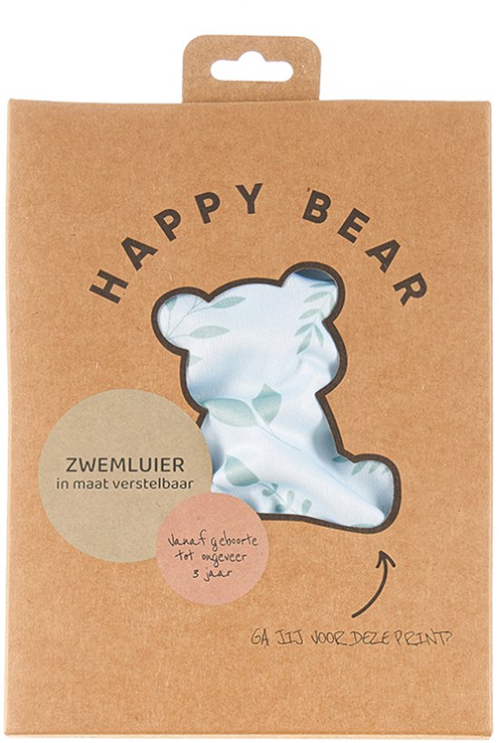 HappyBear | Zwemluier - Botanical | 0-3 jaar | Wasbaar | Licht en compact - handig voor op reis | Goede pasvorm door elastische sluiting