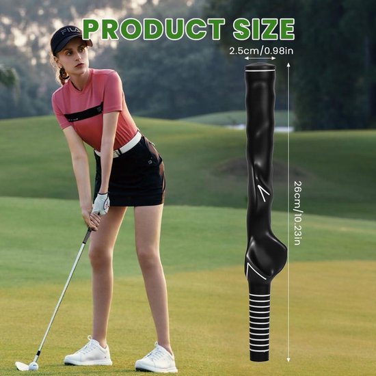 Trainingshulp voor golf met 0,58 inch greep - Verbeter uw golfswing — afbeelding 4
