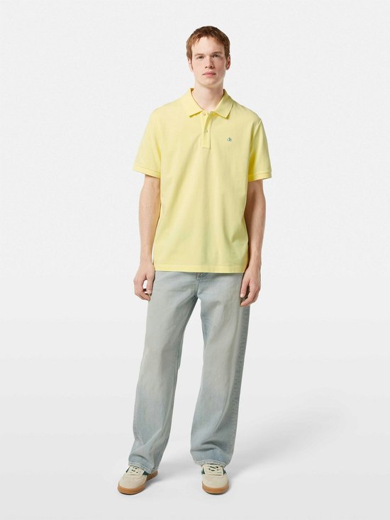 Polo Scotch & Soda Core Piqué Jaune - Taille M - Homme
