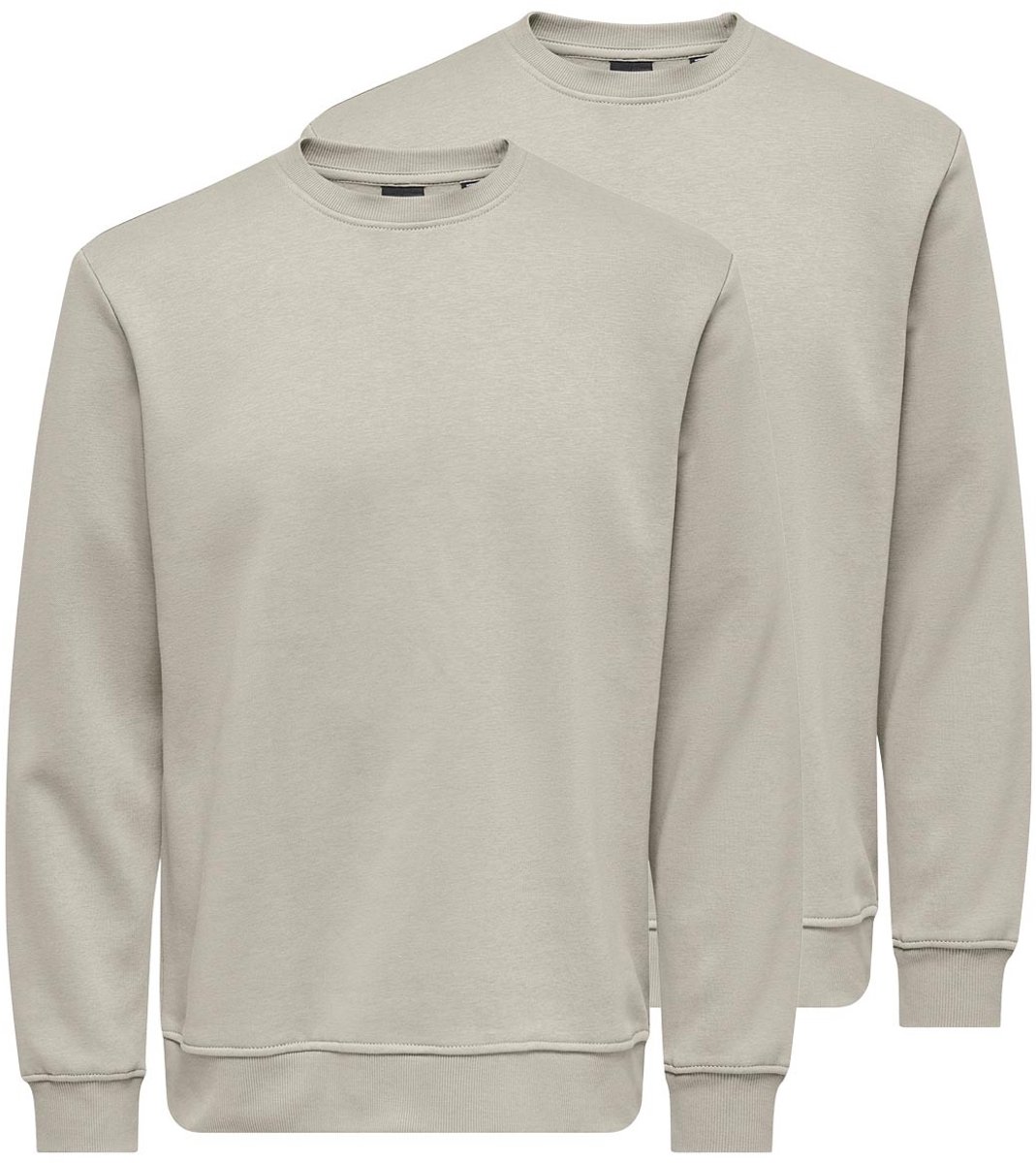 Only & Sons Heren sweatshirt 2 pack Connor