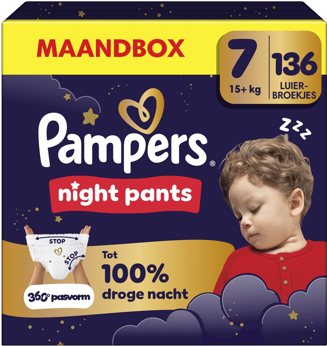 Pampers Night Pants Maandbox maat 7