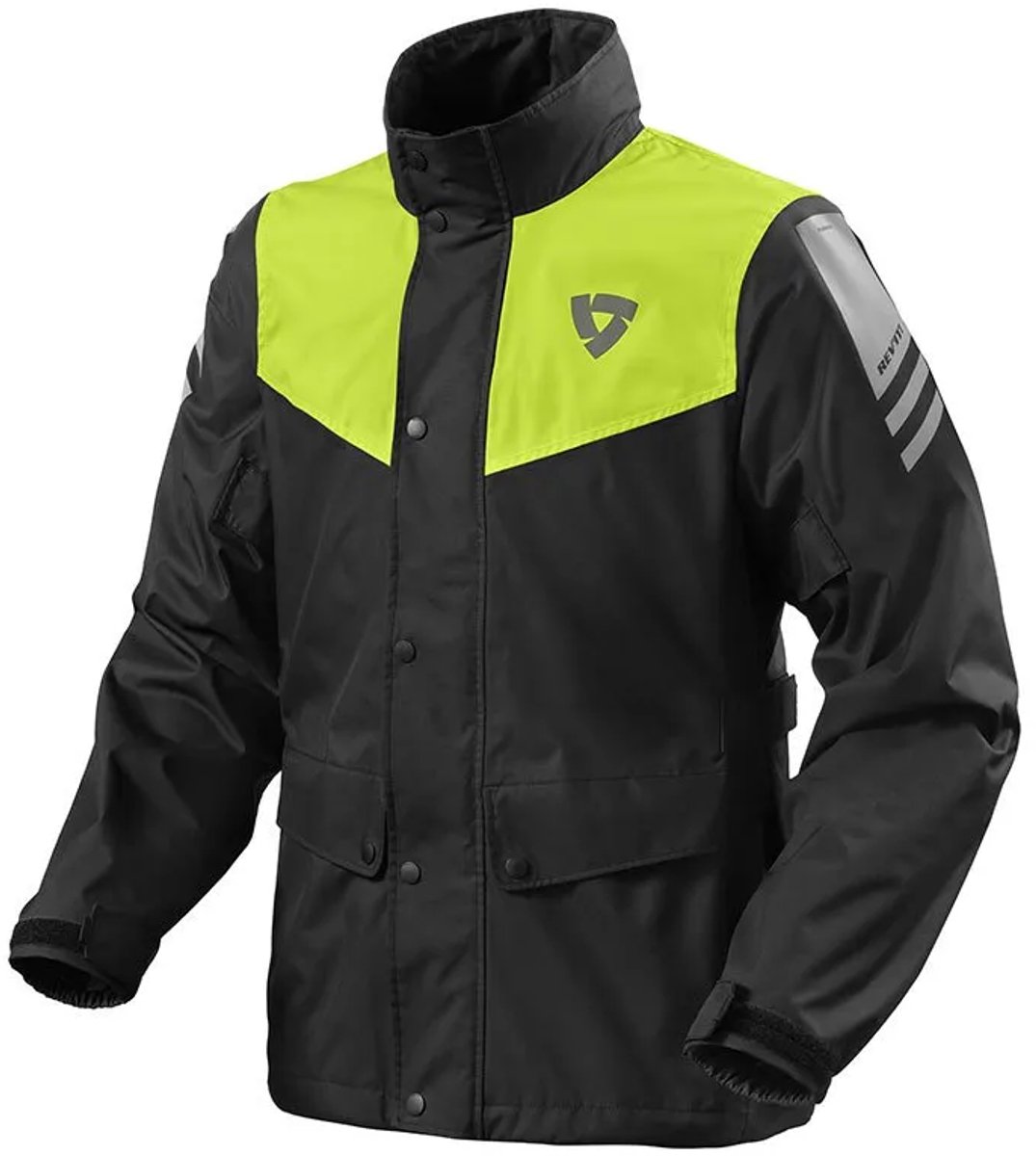 Revit Nitric 4 H2o Regenjas Zwart L Man,Vrouw