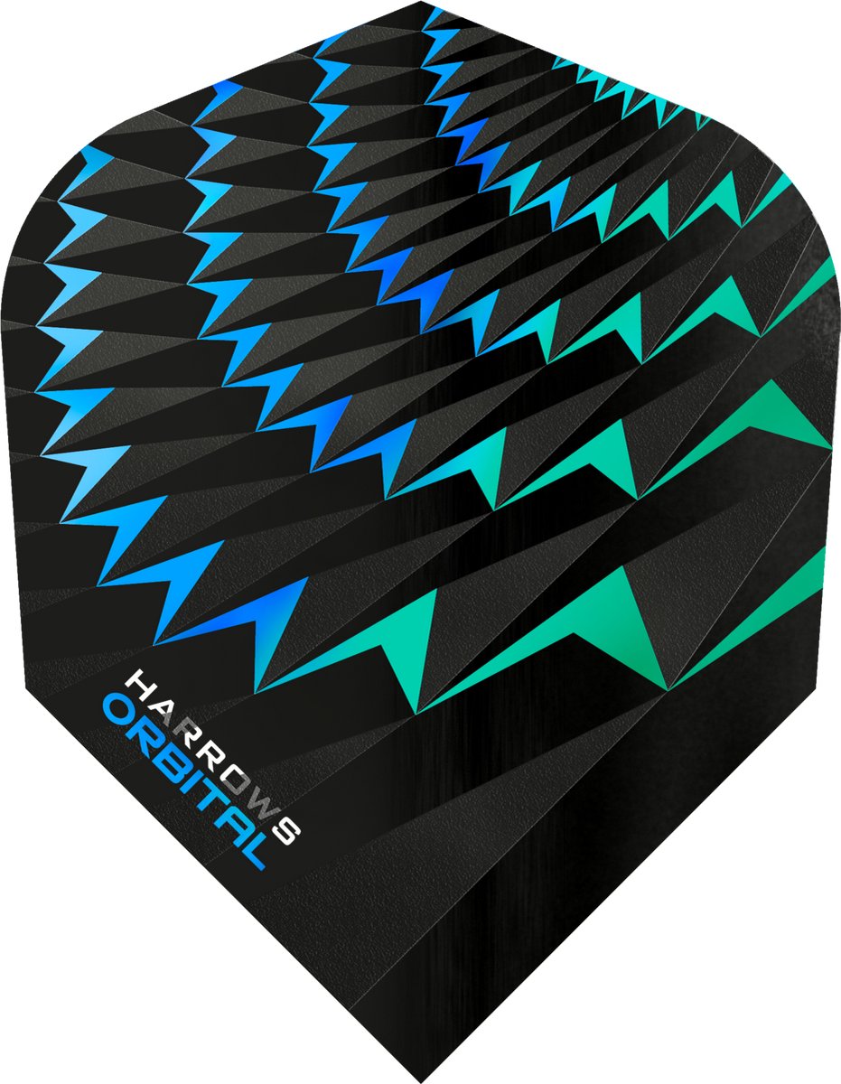 Harrows Orbital Aqua/Jade - Dart Flights