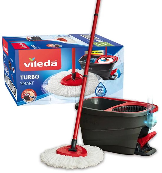 Vileda 166140 Turbo Smart Mop Rouge