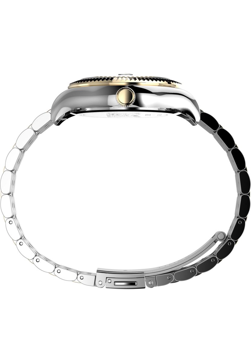 Timex Timex X Peanuts® Timex Legacy Bowtie Quartz Analoog Horloge Tweekleurig Kast: 100% Roestvrij Staal | Armband 100% Roestvrij Staal 34 mm TW2Y11100AJ