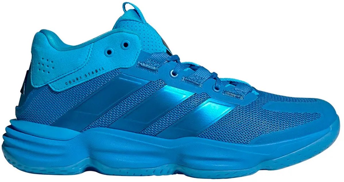 Adidas Court Stabil Indoor Sportschoenen Man Blauw