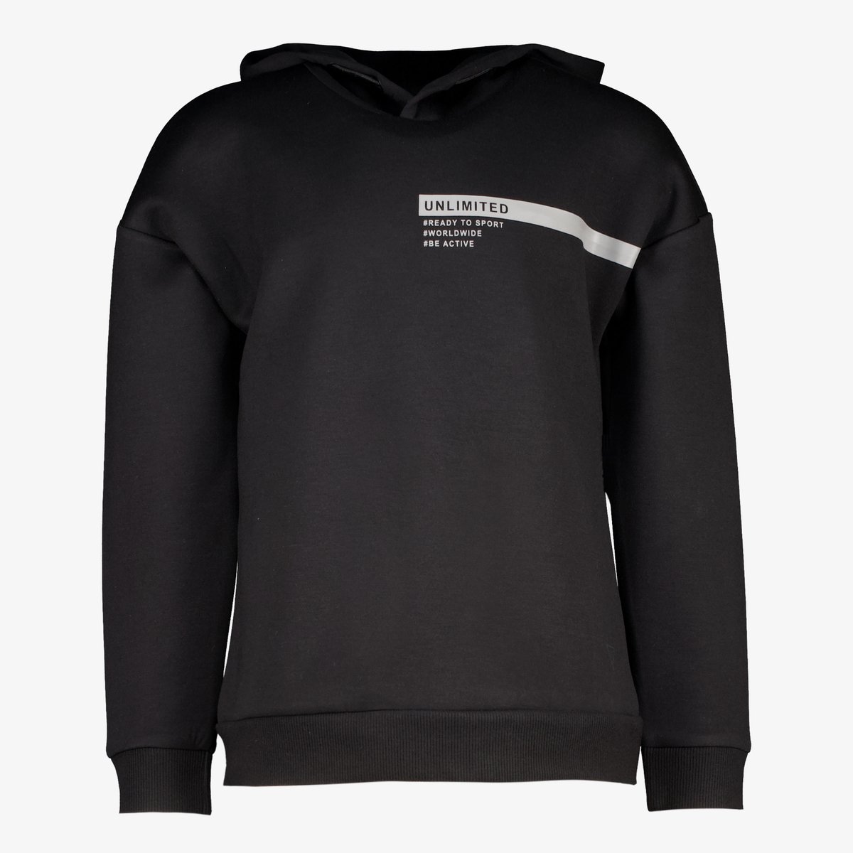 Osaga jongens hoodie zwart - Maat 128
