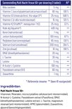 Tabel met 'Samenstelling Multi Nacht Vrouw 50+' en ingrediënten per tablet.