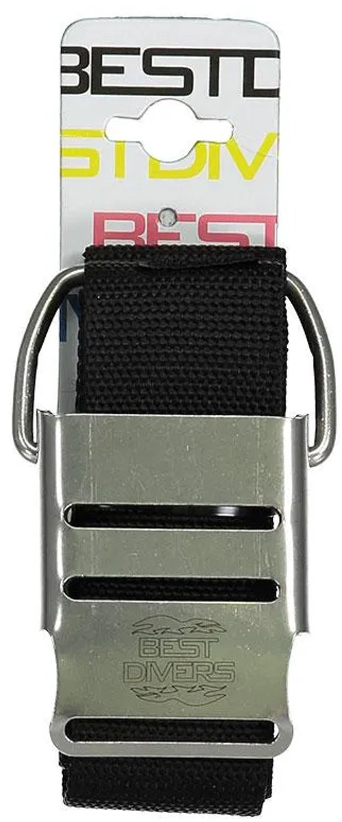 Best Divers Single Tank Band Duikflesband Zwart
