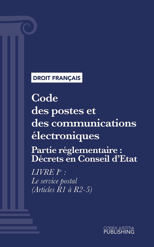 Code des postes et des communications électroniques - cover
