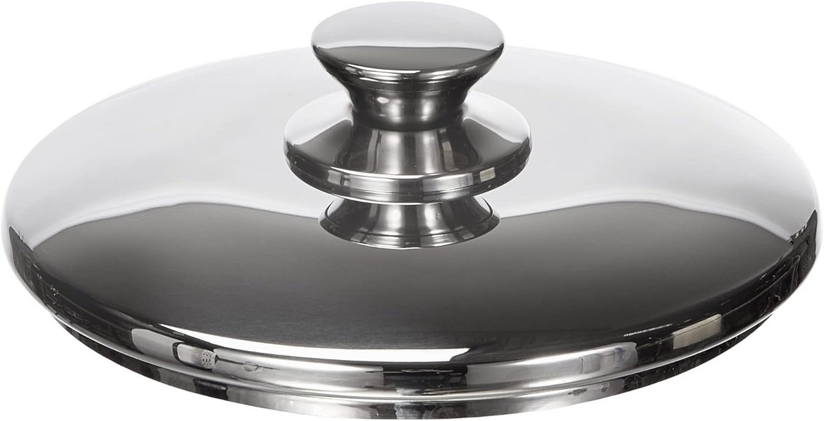 Roestvrijstalen Pan Deksel 18 cm Voor Koken en Behoud van Aroma