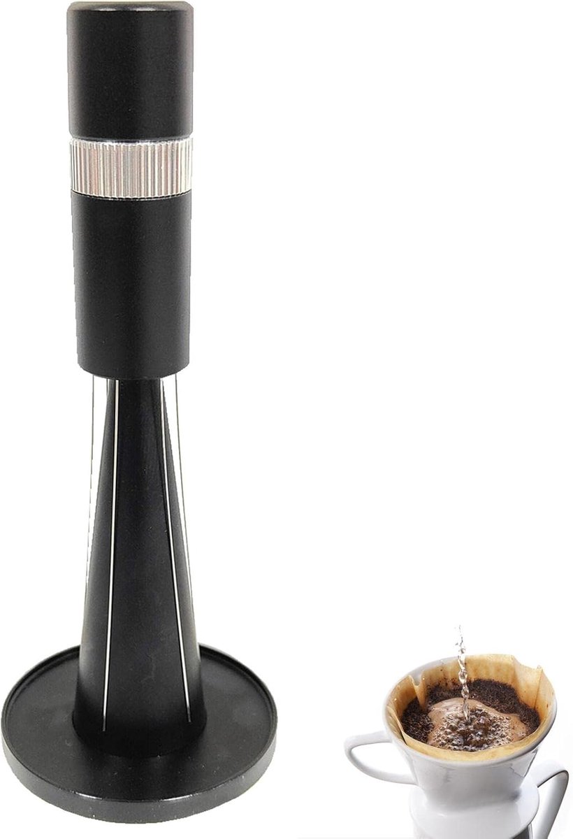Koffie Distributie Tool Naald,Koffiepoeder Naald - Espresso-koffieroerder Roergereedschap voor espressodistributie, aluminium voet Abbto