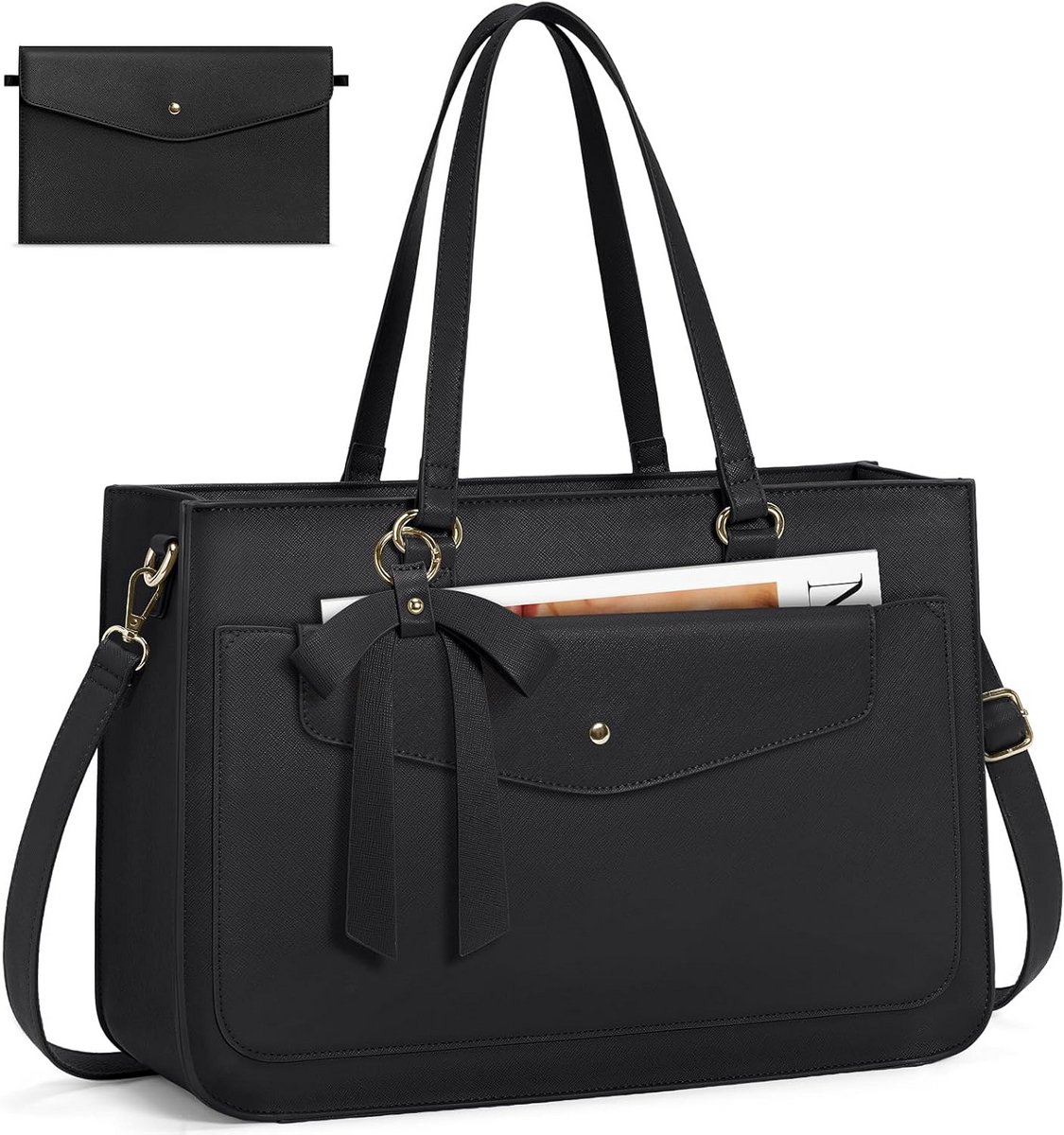 Laptoptas voor Vrouwen 15.6 Inch - Professionele Werkhandtas en Schoudertas