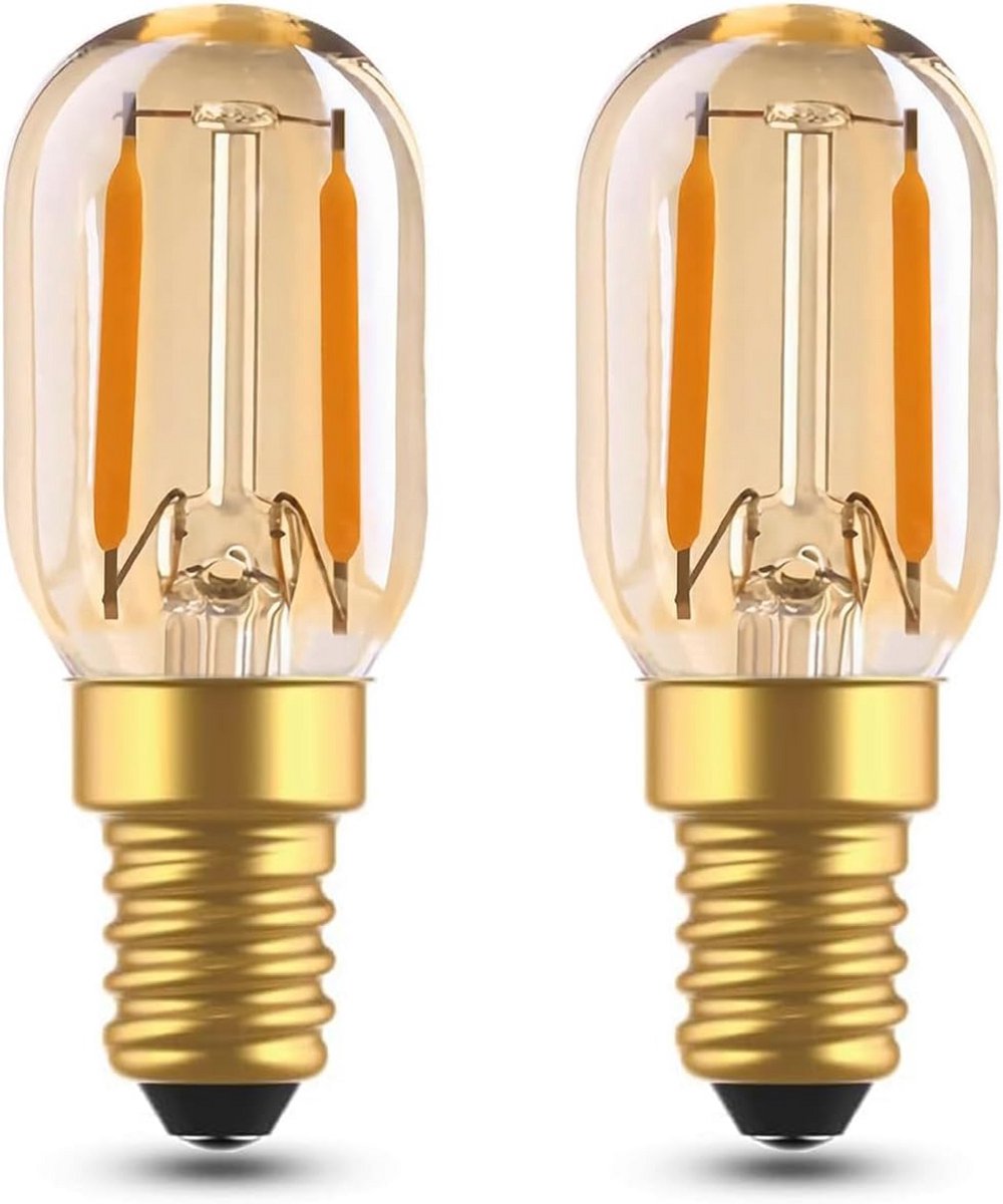 E14 LED Gloeilamp Warmwit Vintage Mini-Buislamp 1W - 2 Stuks