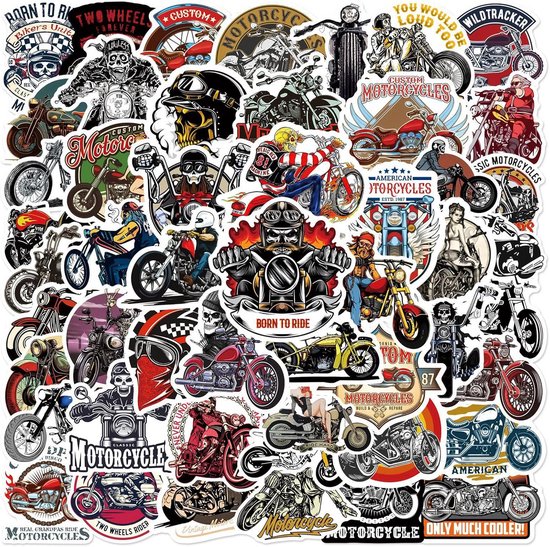 Sticker Motor Blogger 100x Waterdichte Motor Stickers Set - Vinyl Graffiti Customizing voor ...
