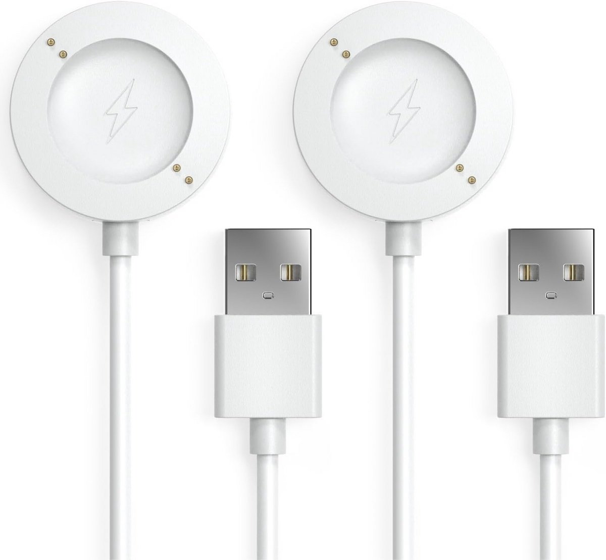 Snelle Oplader voor Smartwatch - USB Kabel voor Compatibele Touchscreen Smartwatches