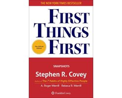 First Things First