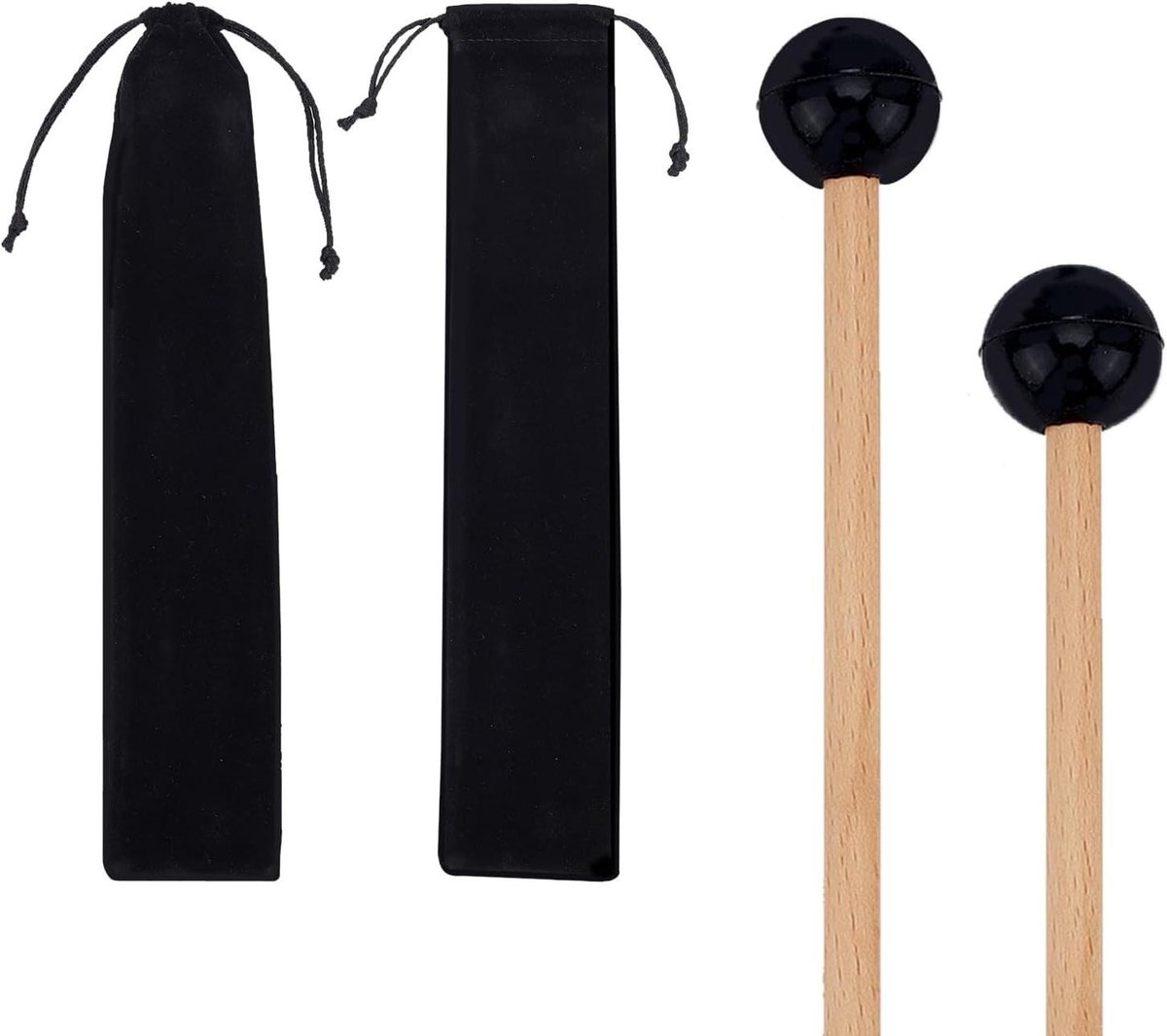 Muziekinstrument-trommelsticks-rubber-accessoires-slagmaat.