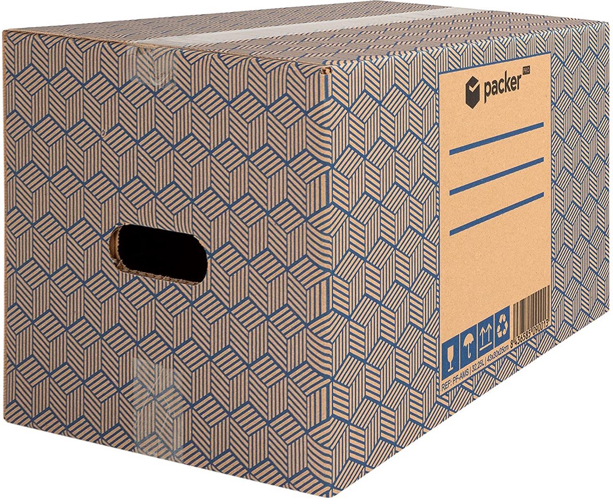Verhuisdozen XL Set van 10 - Sterke Verhuisdozen met Handvatten voor Opslag en Verhuizing