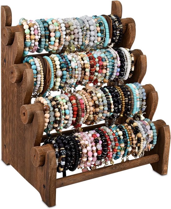Houten kralen armband - België
