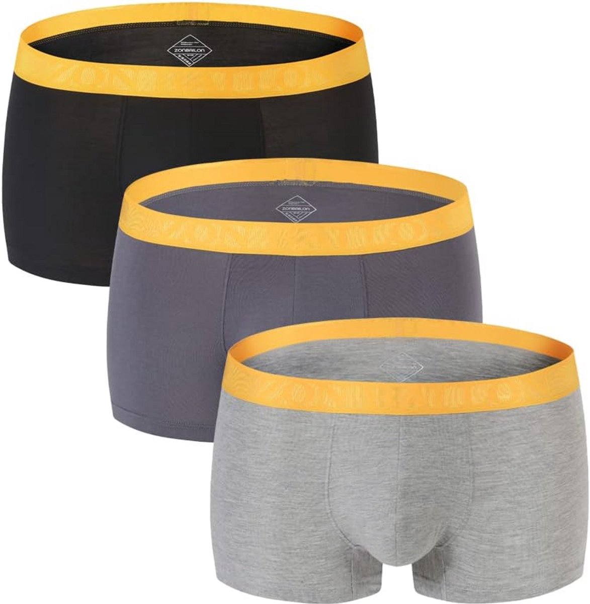 Heren Boxershorts Kort Model Ademend Ondergoed met Voorgevormde Zak