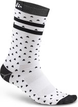 Chaussettes de cyclisme Craft Pattern Sock - Hommes - 34/36 - Blanc / Mix