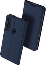 DUX DUCIS - Motorola Moto G8 Plus Wallet Case Slimline - Blauw