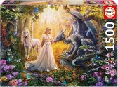 Educa Puzzle.  Dragon, Princess and Unicorn 1500 Teile