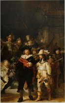 De Nachtwacht, Rembrandt van Rijn - Foto op Forex - 60 x 90 cm