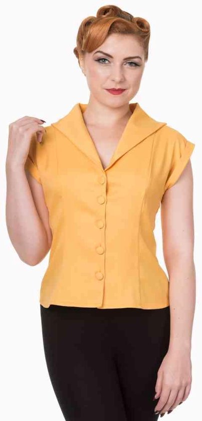 Blouse Dancing Days -XL- DREAM MASTER Jaune