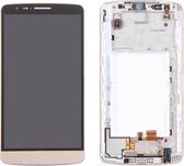 Let op type!! LCD Screen and Digitizer Full Assembly with Frame for LG G3 Stylus / D690(Gold)