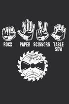 Rock Paper Scissor Tablesaw: Journal for passionate Carpenters