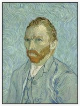 Zelfportret, Vincent van Gogh - Foto op Akoestisch paneel - 60 x 80 cm