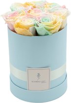 Flowerbox longlife rozen | BLUE | Medium | Bloemenbox | Longlasting roses MULTICOLOR | Rozen | Roses | Flowers