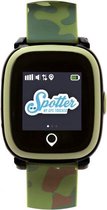 Spotter® GPS kinderhorloge - Smartwatch Kinderen Met GPS Tracker - Groen - Jongens GPS kinderhorloge - Inclusief Prepaid Simkaart - Waterdicht - Stappenteller - Geen Abonnement - G
