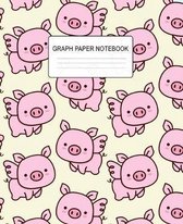 Graph Paper Notebook: 5x5 Composition Notebook for College, School, Journaling, or Personal Use. A Back to School Must Have! Cute Pig Patter