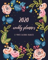 2020 Weekly Planner 12-Month Calendar Organizer: Whimsically Illustrated Floral Artwork Daily & Monthly Dated Planning Book for Women with To-Do's, Ch