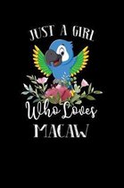 Just a Girl Who Loves Macaw