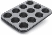 Ibili Muffin vorm mini 'Moka' anti-aanbak 12 cups