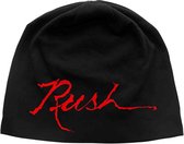 Rush Beanie Muts Logo Zwart