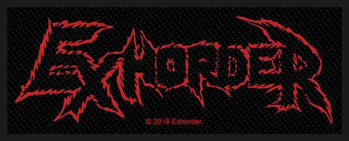 Exhorder Patch Logo Zwart