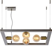 Lucide THOR - Hanglamp - 4xE27 - Natuurlijk ijzer | bol.com