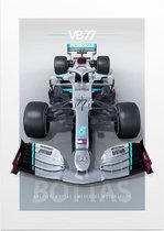 Valtteri Bottas (Mercedes F1 2020) - Foto op Forex - 30 x 40 cm